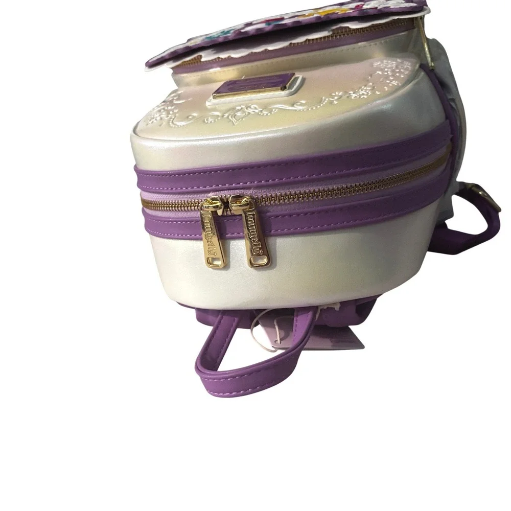 Loungefly Disney Aladdin Jasmine Iridescent Birthday Cake Mini Backpack Princess